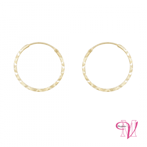Boucles d'or 1 x 17 mm